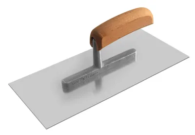 Image de Taloche en inox et bois - 280x130x0,7mm