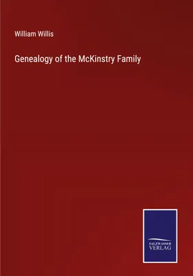Produktbild von Genealogy of the McKinstry Family