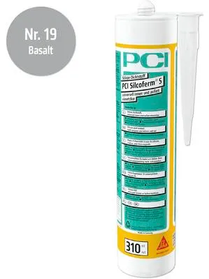 Produktbild von PCI Silcoferm® S Silikon Dichtstoff für innen und aussen basalt 310 ml