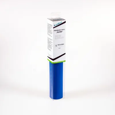 Produktbild von craftcut G33 Plotterfolie glänzend BLUE 30,5 x 300 cm