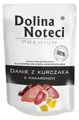 Zdjęcie produktu dla Dolina Noteci Premium Danie z kurczaka z makaronem - mokra karma dla psów - 300g
