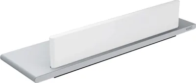 Zdjęcie produktu dla Brodzik KE Edition 400 11559, ze ściągaczką do szkła, aluminium anodowane na srebrno