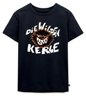 Produktbild von Spreadshirt Die Wilden Kerle Logo Kinder Premium T-Shirt, 122/128 (6 Jahre), Navy