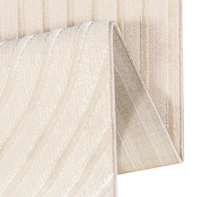 Produktbild von Moderner Teppich mit Bogen in Beige Größe - 80 x 150 cm
