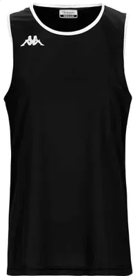 Image de T-shirt sans manches Kappa Danco Noir 10 ans Enfants Noir 10 ans