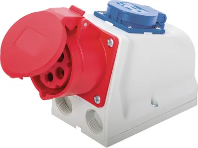 Produktbild von REV 0510603777 CEE Wandsteckdose 16 A 5polig 400 V, 230 V (0510603777)