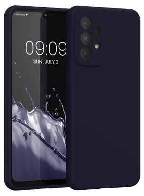 Produktbild von kwmobile Handyhülle für Samsung Galaxy A33 5G Hülle - Case Silikon - Kabelloses Laden - Schutzhülle Cover in Deep Ocean