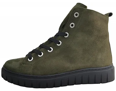 Productafbeelding van Semler Sina Damenschuhe Stiefeletten Schnürer Grün Freizeit