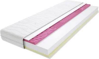 Produktbild von Schaumstoff Matratze 210x220 cm Doppelmatratze, H2 & H3 Komfortschaummatratze 16 cm Hoch Visco Memory Profilierter Moletschaum mit Klimafaser, Hypoallergen, HR-Schaum, Wendematratze, Gesteppter & Abnehmbarer Bezug Flavio Molet