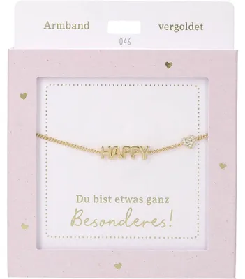 Produktbild von Depesche Armband Gold Freundschaft Schmuck Geschenk Mädchen