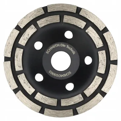 Zdjęcie produktu dla Schmith, tarcza diamentowa do szlifowania, 125x22,23 mm. Schmith, tarcza tnąca/do cięcia, 125x22,23 mm, do szlifierki kątowej. Piła do szlifierki kątowej, profesjonalne narzędzie