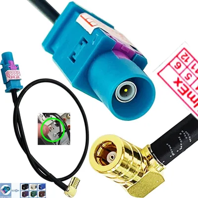Produktbild von Antennenadapter adapter Fakra Z(m) auf SMB (f) kompatibel für z.B. DAB+