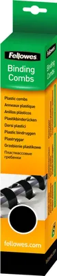 Obrázok produktu pre Fellowes Plastikbinderücken 8mm  schwarz   25PK