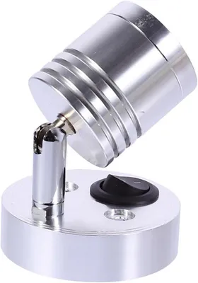 Zdjęcie produktu dla Aluminiowa lampa 12 V do łodzi i kamperów, kąt rozsyłu światła 180°, oświetlenie wewnętrzne i zewnętrzne, wytrzymały zestaw oświetleniowy
