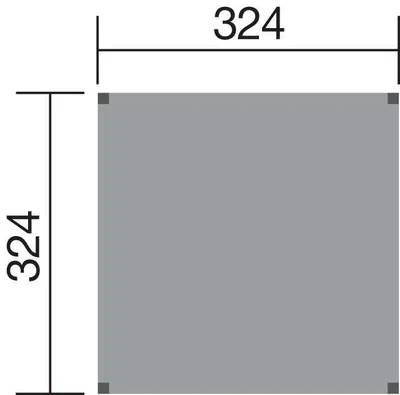 Produktbild von weka Terrasse mit Überdachung 235 (Gartenoase)