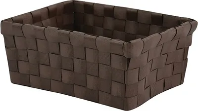 Produktbild von MSV Aufbewahrungskörbchen Aufbewahrungskorb Aufbewahrungsbox Organizer Badkorb 19x14x8 cm - Braun