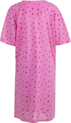 Produktbild von Nachthemd Kurzarm - Floral, Farbe:rosa, Größe:3XL