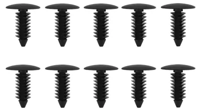 Imagen del producto de 100 piezas de clips de plástico universales para fijación de molduras de puertas de automóviles y parachoques