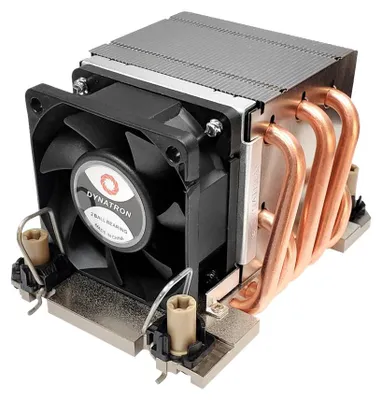 Imagen del producto de K DYNATRON N11, disipador para CPU Intel, modelo 4189-4/-5, compatible con procesadores P4/P5/P+, factor de forma 2U, con control PWM