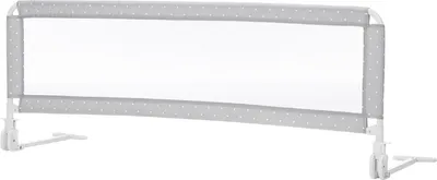 Produktbild von Fillikid Bettgitter Punkte grau, 50 cm hoch