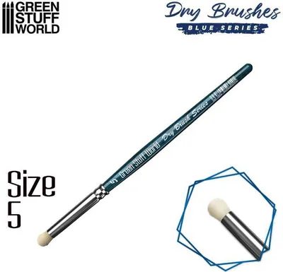 Produktbild von Green Stuff World GSW2954 - Rundbürste BLAU SERIES - Größe 5 - Neu