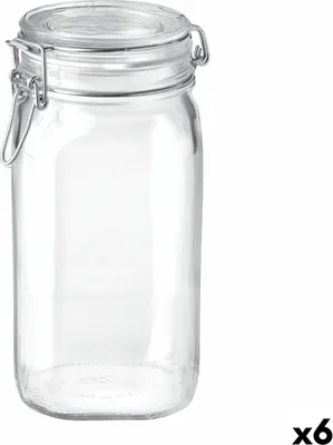 Produktbild von Fido 1500 Einmachglas quadratisch 150cl - 6 Stück