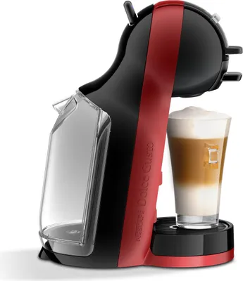 Produktbild von Krups Nescafé Dolce Gusto Mini Me Schwarz Rot KP120H, Pad-Kaffeemaschine, 0,8 l, Kaffeekapsel, 1500 W, Schwarz, Kirsche (Frucht)