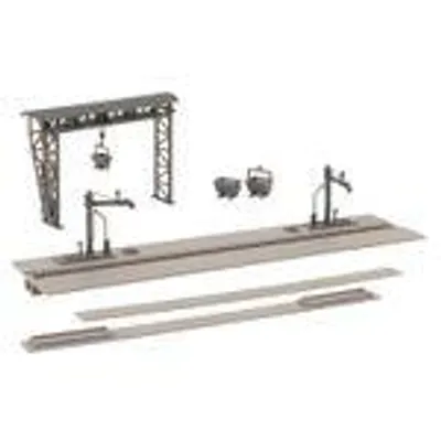 Produktbild von Faller N 222149 Ausschlackanlage mit Bockkran Bausatz 1:160
