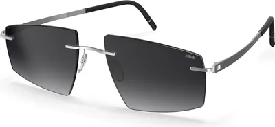 Produktbild von Silhouette ESCONDIDO RIMLESS 8747 GREY/GREY BLUE einzigeGröße Uni Sonnenbrillen