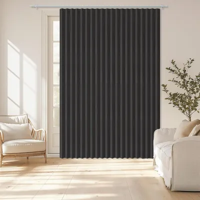 Produktbild von Verdunkelungsvorhang faltbar magnetisch W130xH200cm Schwarz
