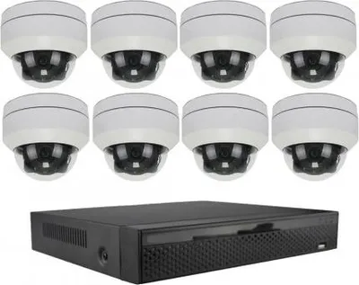 Obrázek produktu pro 8CH IP kamerový set Zoneway - 8x mini PTZ 5MPx kamera a 16CH NVR2104