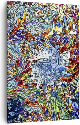 Produktbild von Bild auf Leinwand - Leinwandbild - Einteilig - Abstraktion modern - 80x120cm - Wand Bild - Wanddeko - Wandbilder - Leinwanddruck - Wanddekoration - Leinwand bilder - Wandbild - PA80x120-4045