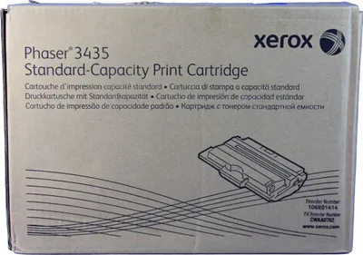 Produktbild von Xerox 106R01414 Tonerkartusche Schwarz 4.000 Seiten für Xerox Phaser 3435