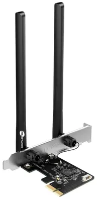 Zdjęcie produktu dla Mercusys MA30E, Wewnętrzny, Bezprzewodowy, PCI Express, WLAN / Bluetooth, 1200 Mbit/s, Czarny