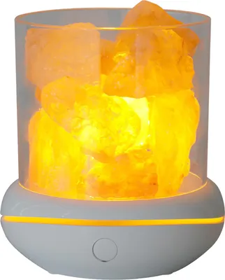 Obrázek produktu pro Solná lampa Himálajské solné kameny Noční světlo Aromaterapie Difuzér Stmívač 7 barev LED Rock Crystal Noční lampa Přenosné USB pro auto Domů Kancelář Ložnice Stolní dekorace