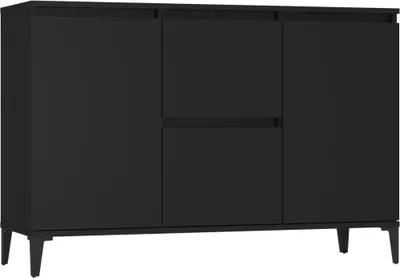 Produktbild von vidaXL Kredens czarny 104x35x70 cm materiał drewnopochodny