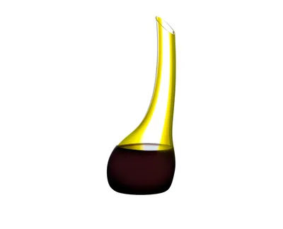 Produktbild von Riedel Dekanter Cornetto Confetti Yellow, Glasdekanter, Dekantierflasche, Weinkaraffe, Hochwertiges Glas, Gelb, 1.2 L, 1977/13Y