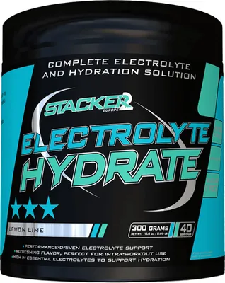Produktbild von Stacker2 Electrolyte Hydrate (300g) Lemon Lime - Intra- & Post-Workout - Intra-Workout