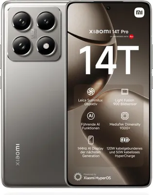 Zdjęcie produktu dla Xiaomi 14T Pro 5G 12GB/256GB Titanium Grey Dual SIM