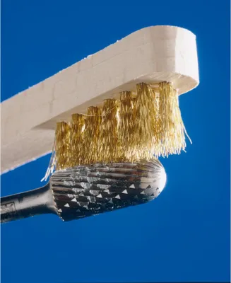 Produktbild von PFERD TOOLS Handbürste für Zündkerzen HBZ 3reihig Messing-Draht-Ø0,15 mm (10)