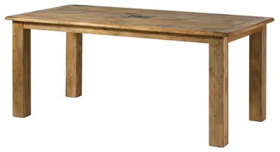 Produktbild von MASSIVMOEBEL24.DE Esstisch Mango 200x100x76 natur lackiert RAILWAY #0115