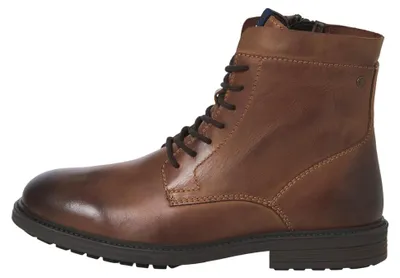 Produktbild von JACK & JONES Herren JFWDELANEY Leather Boot Stiefel, Cognac, 40 EU