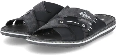 Produktbild von Rieker Herren 21099 Pantoletten, Schwarz Schwarz Anthrazit 01, 42 EU