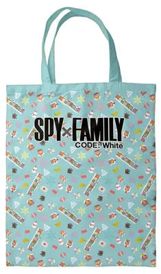 Imagen del producto de Bolsa de viaje Spy x Family, color turquesa, 40 x 35 cm