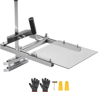 Zdjęcie produktu dla SucceBuy Mobilna pilarka łańcuchowa, pilarka łańcuchowa do desek 41-51 cm, prowadnica z osłoną ochronną, regulowana grubość cięcia od 0,2 do 11,81 cala