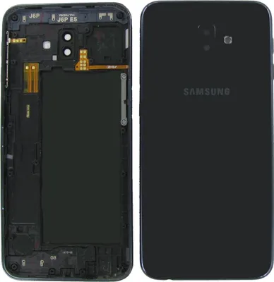 Produktbild von Original Samsung Galaxy J6+ SM-J610F Akkudeckel Rahmen Gehäuse Black Akzeptabel