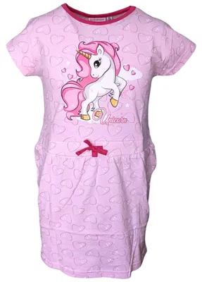 Produktbild von Sommerkleid Einhorn Rosa 98 cm