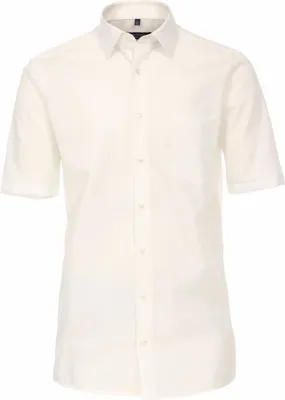 Produktbild von CASAMODA Herren Businesshemd Kurzarm Kent Comfort-Fit Creme 43