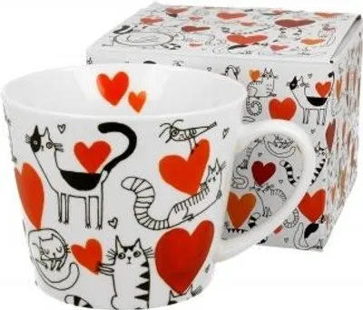 Immagine prodotto di Tazza in porcellana Xxl Cat's Heart World 610ml