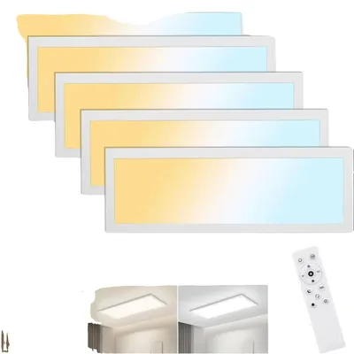 Immagine prodotto di Pannello luminoso a LED, dimmerabile con telecomando, temperatura di colore regolabile, 58 cm, 21-30W